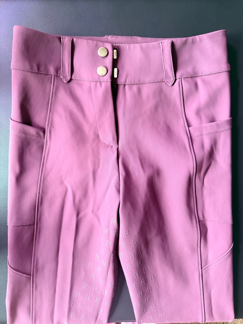 FRE PRO full seat breeches Plum 26R